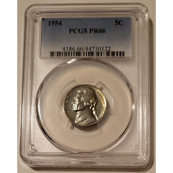 1954 Jefferson Nickel Proof PR66 PCGS - Picture 1 of 2